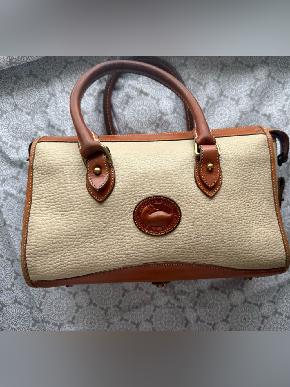 Vintage 1994 Dooney & Bourke All Weather Leather Satchel USA Made